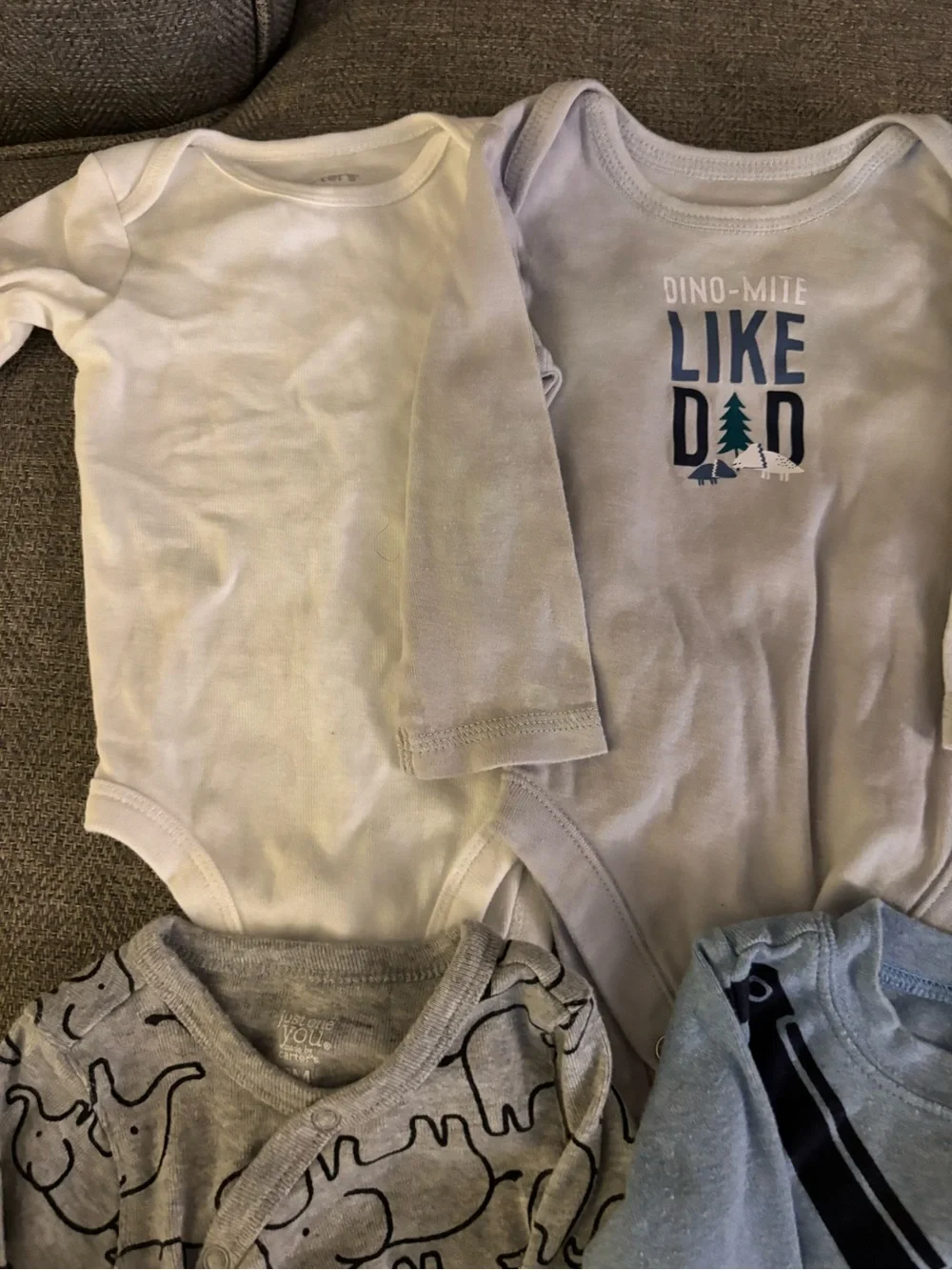 Baby Boy Long Sleeve Clothes Lot-3 months +
